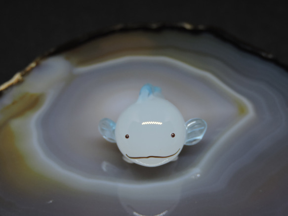 ガラスの深海生物・ちっこいシンカイクサウオ 5匹目 その他置物