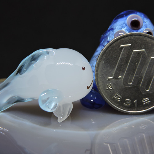 ガラスの深海生物・ちっこいシンカイクサウオ 5匹目 その他置物