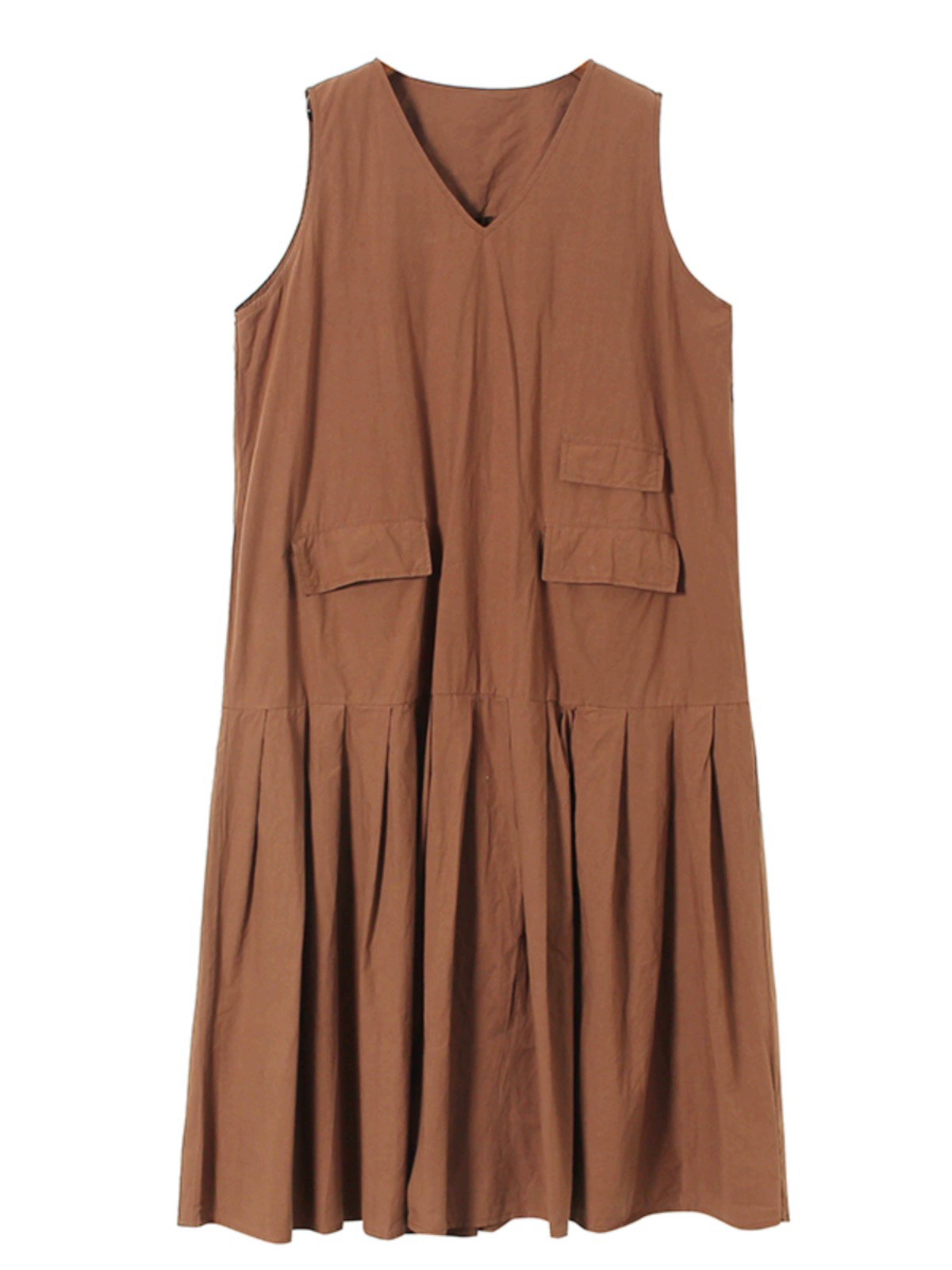 ❤️ロングスカート❤️Ｖネック❤️ノースリー❤️ワンピース❤️