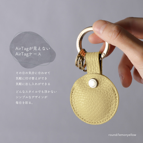 本革 Airtag ハート 紛失防止 エアタグ キーケース 小銭入れ