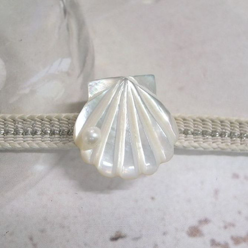 アンティーク 白蝶貝 真珠 SILVER 帯留 薔薇 133 帯留め 和装