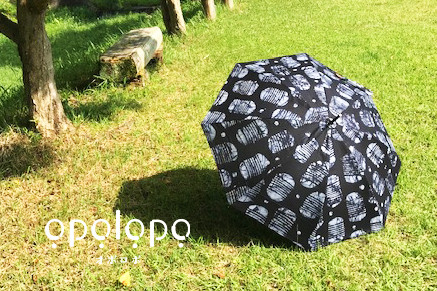 日傘:横線の楕円1