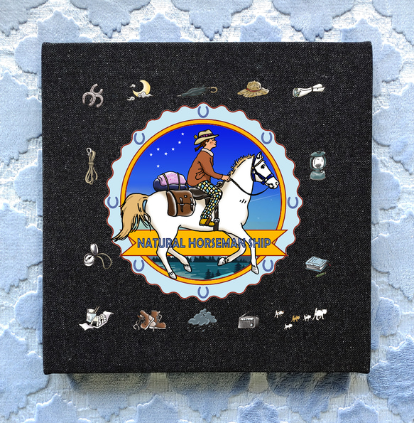 アクスタ 北斗七星とはね馬　アクリル画 – -公式SHOP「超愛」 40周年大原画展 北斗の拳 絵画