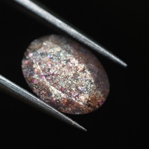 燃える星空☆ブラットショットアイオライトサンストーン s1293 天然石