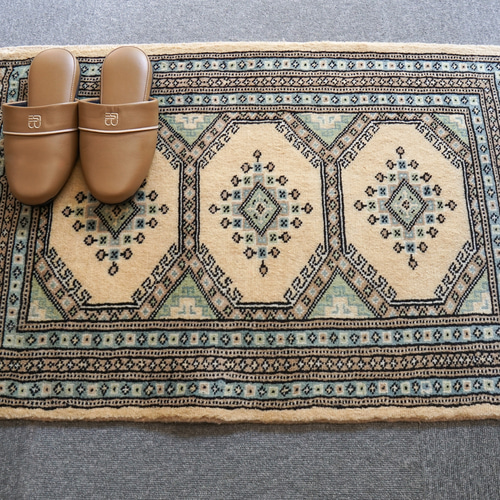 パキスタン手織り絨毯 88×60cm 94×60cm パキスタン手織り絨毯 カーペット・絨毯・ラグ・マット