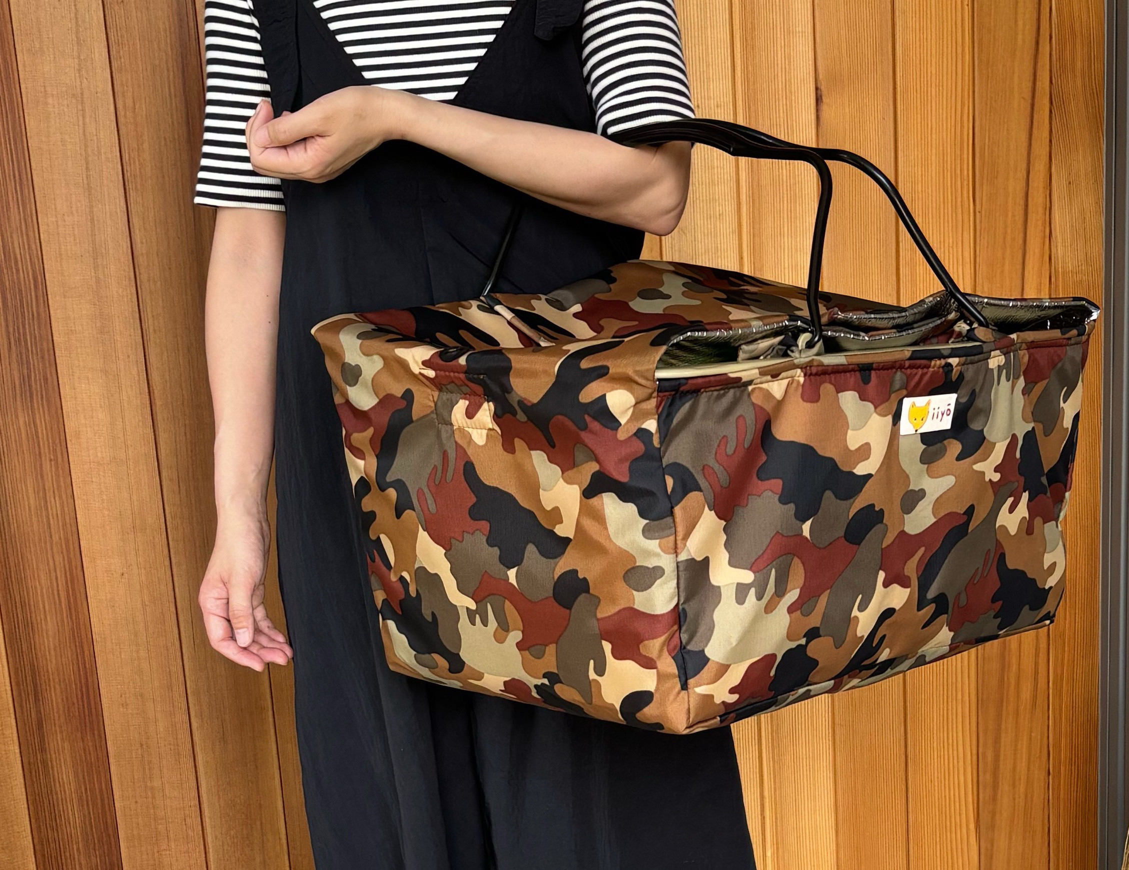 【再販新色】レジカゴごと入る保冷バックでレジGO❣️詰め替え要らず時短iiyoくん　お稽古バックにも大活躍❣️❣️