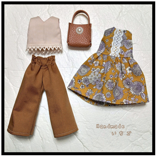 リカちゃん 服 ハンドメイド 着回しコーデセット おもちゃ・人形 
