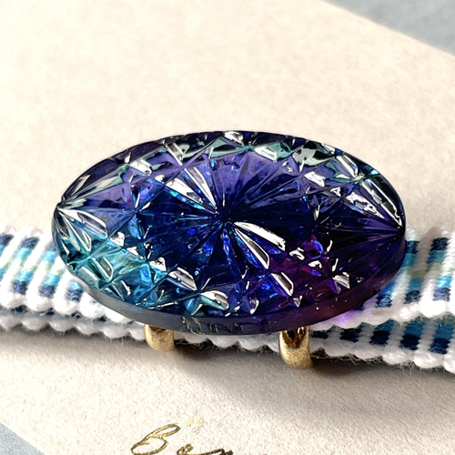 江戸切子風デザイン 帯留め 帯留め GUMI 通販 17952548｜Creema