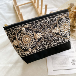 【Rページ】ファスナーリフィル・インド刺繡リボンのバンド Rページ】ファスナーリフィル・インド刺繡リボンのバンド R様