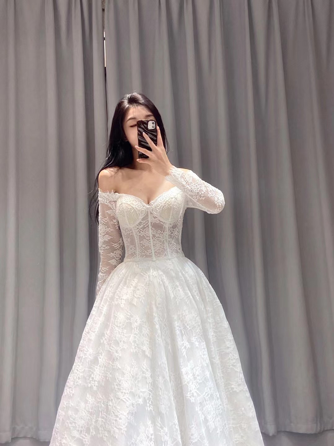 ボレロ オフホワイト くるみボタン 短袖 魅惑の花レース 上ずっ 結婚式  