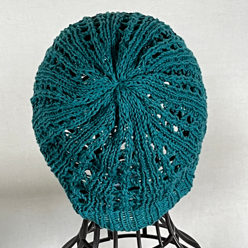 送料無料】透かし編み帽子 H2607 ニット帽・ビーニー Knitting High