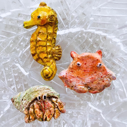 タツノオトシゴブローチ （海のいきものシリーズ） ブローチ