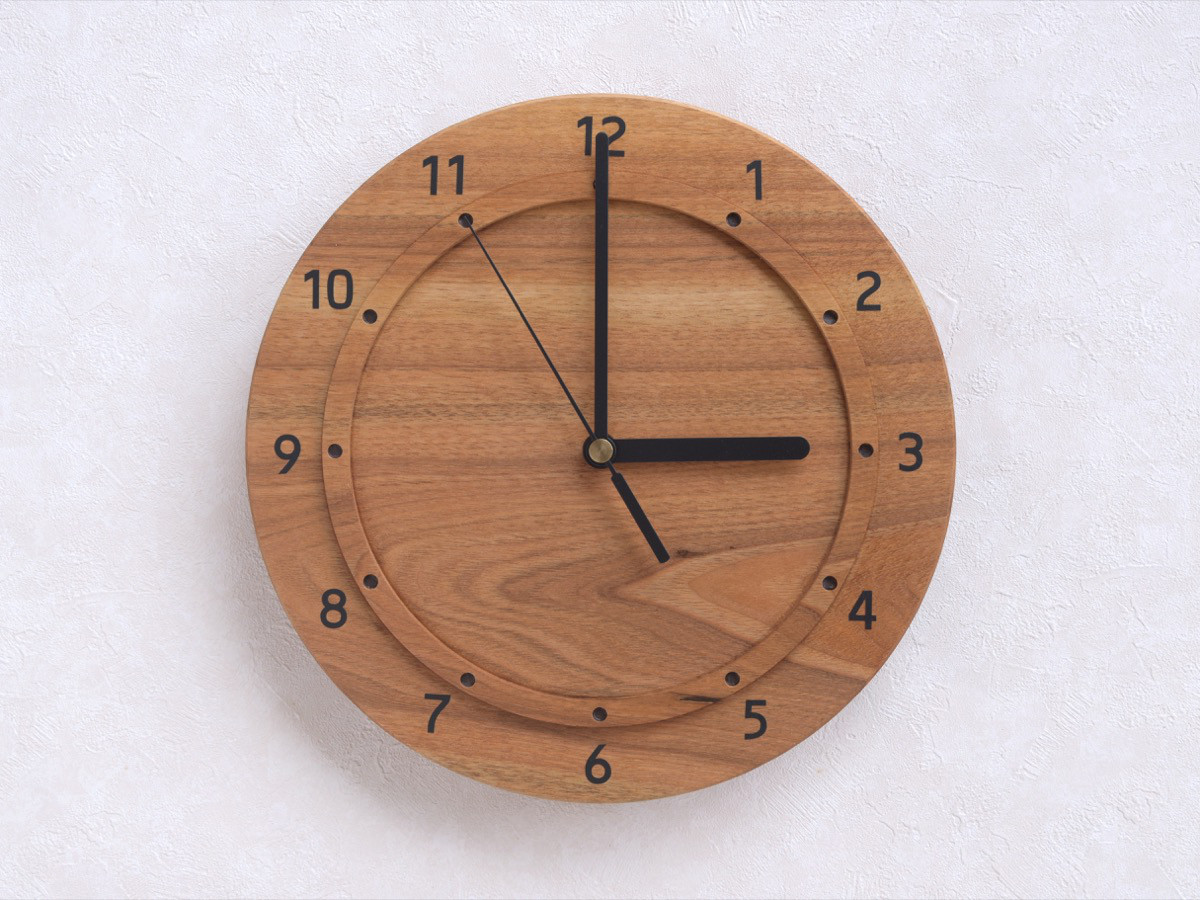 サークル壁掛時計（大・数字付き）