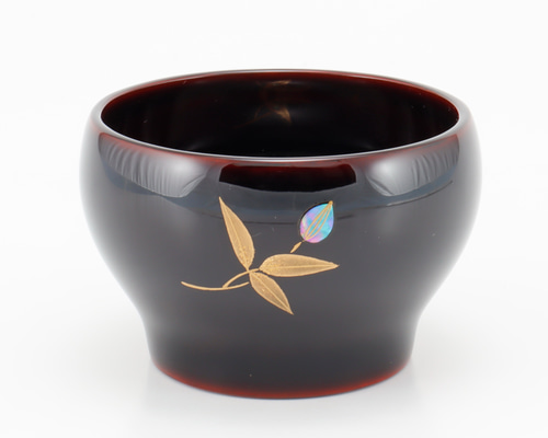 伝統工芸 輪島塗 ぐい呑み「鉄線蒔絵」 【15-7】 マグカップ 伝統工芸 
