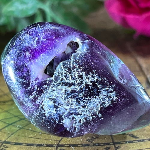 記憶力を高める石】マルチカラー フローライト 蛍石 タンブル 原石