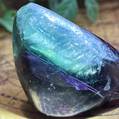 記憶力を高める石】マルチカラー フローライト 蛍石 タンブル 原石