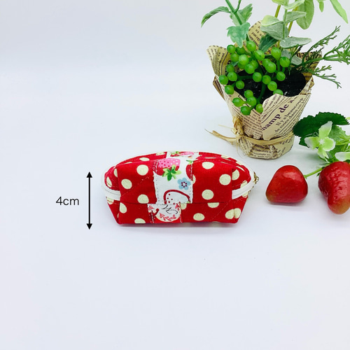 PARFOIS リストレットポーチ アニマルパッチワーク B