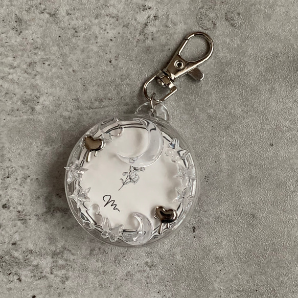 最新コレックション ミニバッジ】バッジケースキーホルダー 『melt』clear/透明 ミュージシャン