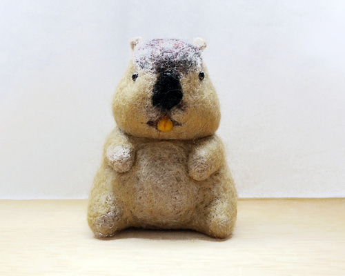 羊毛フェルト　マーモット d4ffbffea9a356a403e779676a26e0