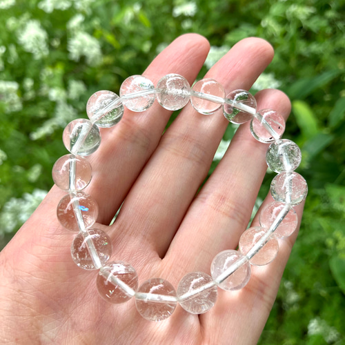 10%オフ］マニカラン産ヒマラヤ水晶のブレスレットno.2 ブレスレット