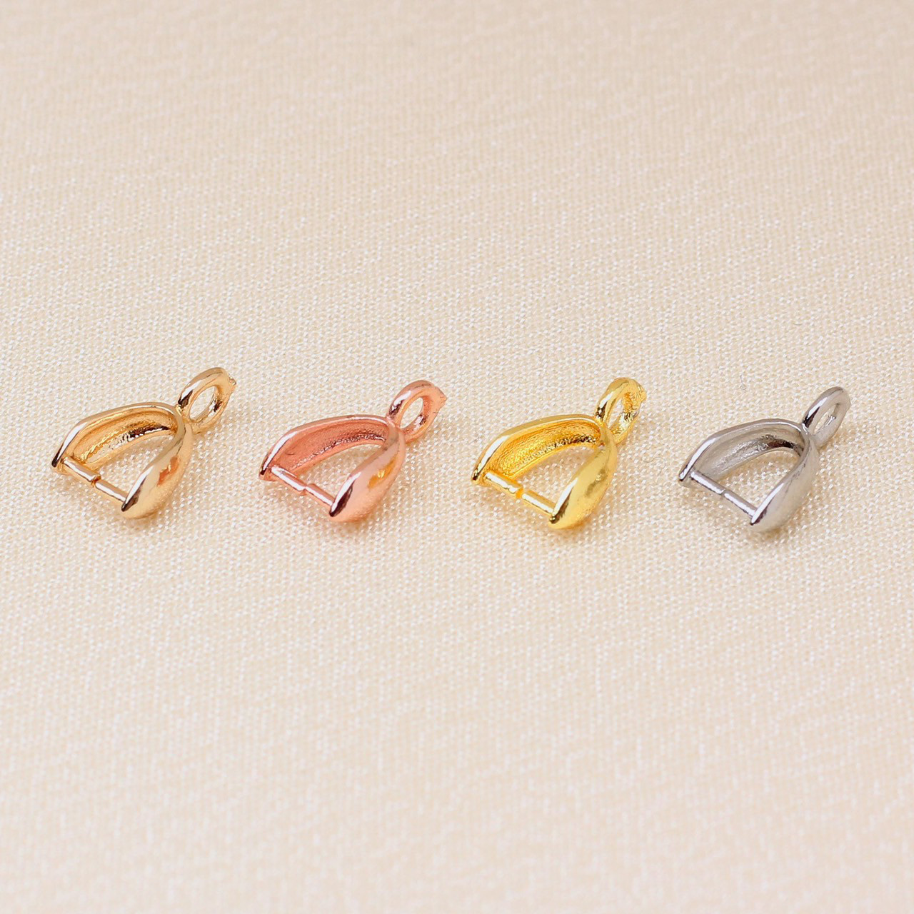 K14YG イエローゴールド チャーム チェーンパーツ コマ バチカン クラスプ バッグチャーム チェーン パーツ 金具 ゴールド 14cm 20本