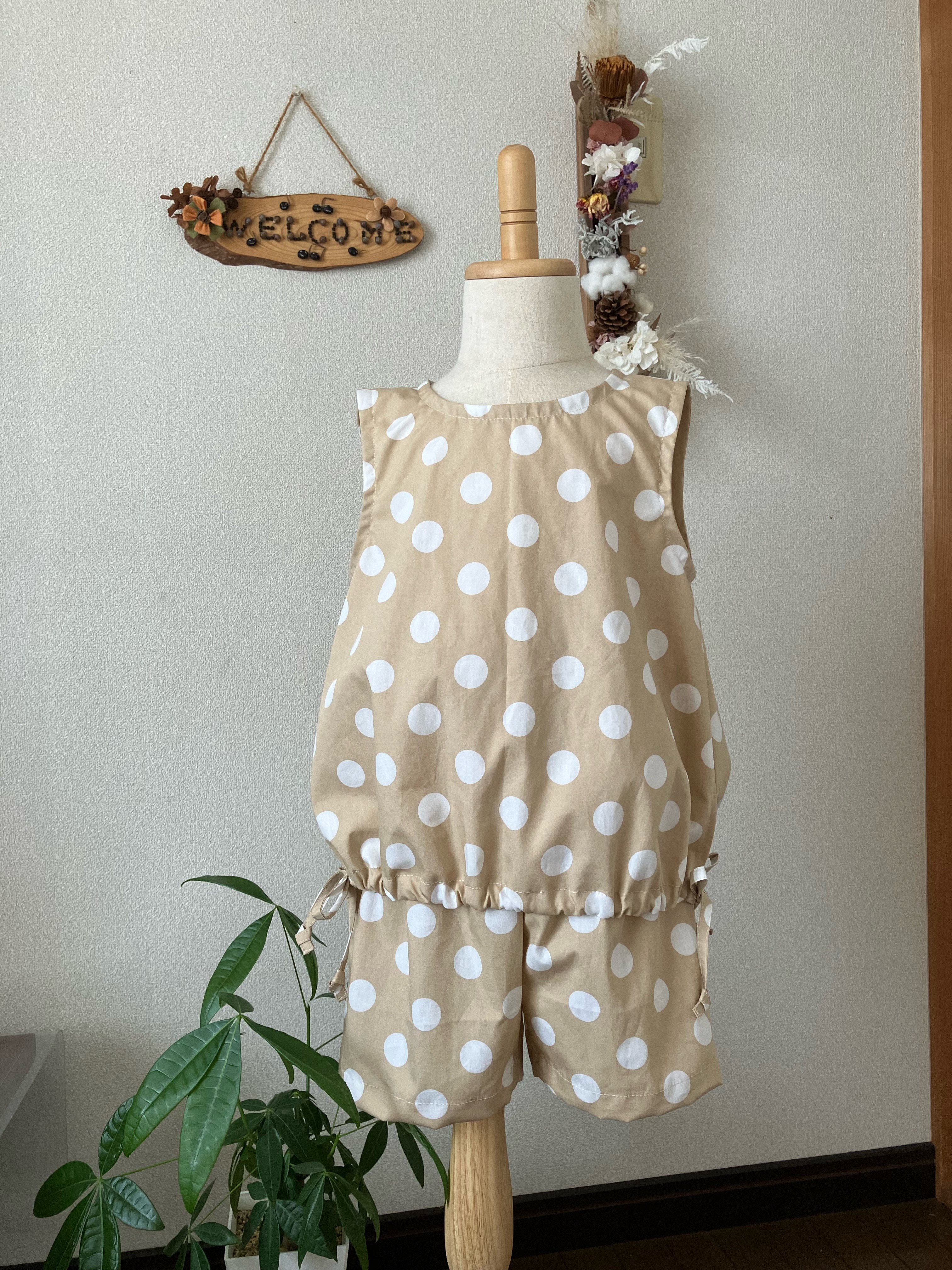 裾しぼりチュニックセットアップ 子供服 MAMIBUU 通販 17954728