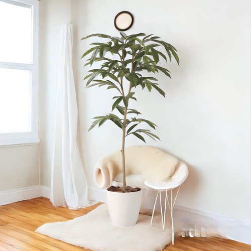 光触媒 人工観葉植物 フェイクグリーン アムステラバーキング 1.6m 