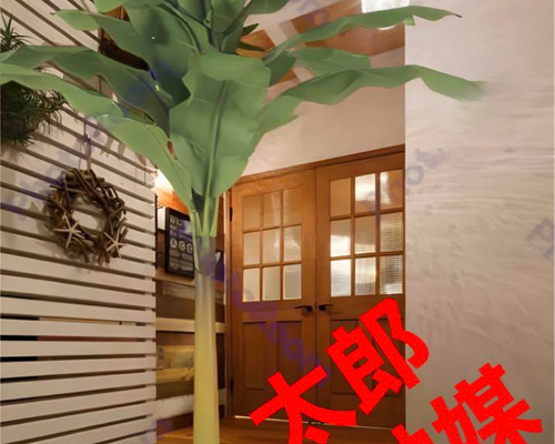 光触媒　人工観葉植物　ウォールグリーン　フェイクグリーン　特大バナナタワー 光触媒 人工観葉植物 ウォールグリーン フェイクグリーン 特大バナナ
