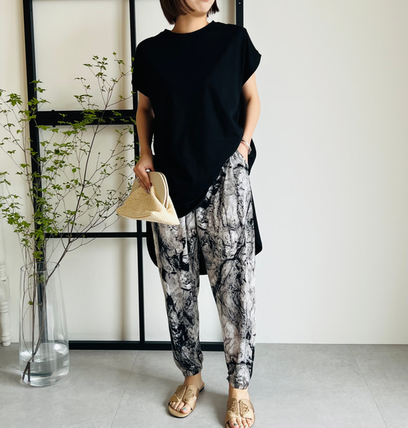 【新送0】これは買い！ヤバ楽 冷テロンパンツシワにならないおしゃれな1枚【冷テロンパンツ】 9枚目の画像