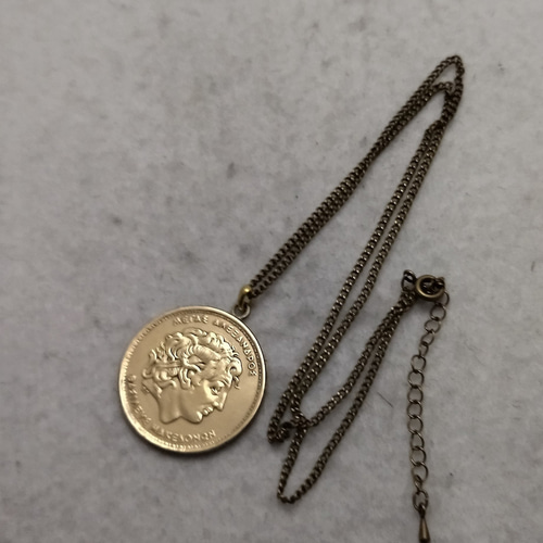 古代ギリシャ アレキサンダー大王 ペンダント トップ シルバー925製