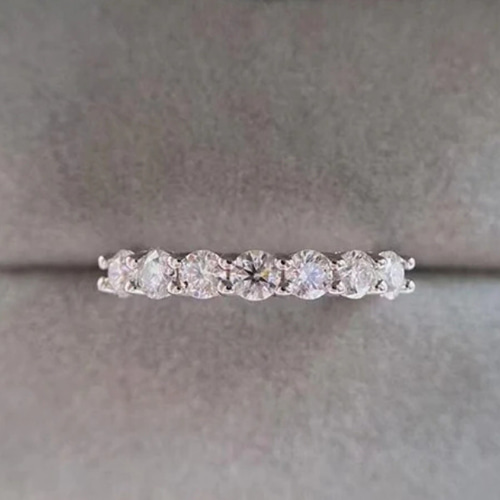 3mm モアサナイト フルエタニティリング ゴールド k18ジュエリー 指輪