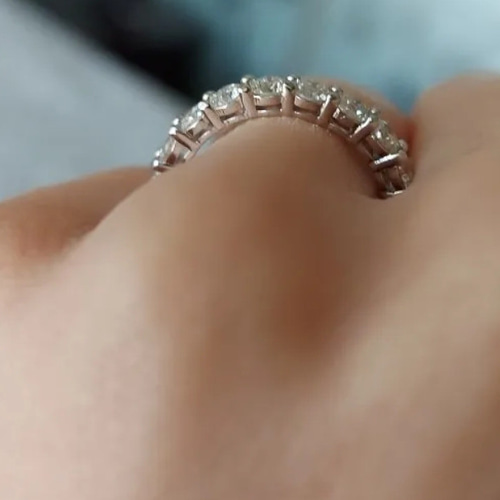 最高級モアサナイト/ フルエタニティリング / 3mm 293様 / 最高級