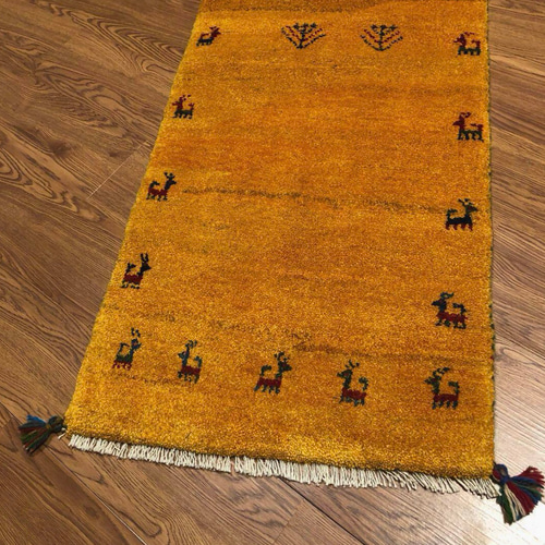 ペルシャギャッベ( ギャベ )ラグ ベッドサイド 廊下 ランナー No.GK