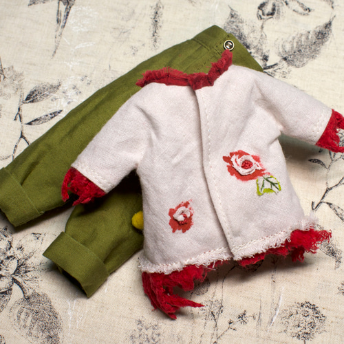 otodoll ブライス アウトフィット 刺繍エプロン otodoll ブライス アウトフィット 刺繍エプロン他4点セット