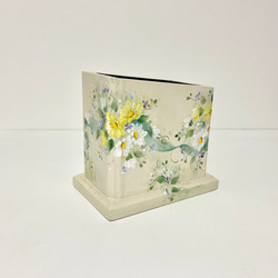 トールペイント作品　フルーツと花のバスケット　飾りトレイ トールペイント作品 フルーツと花のバスケット 飾りトレイ