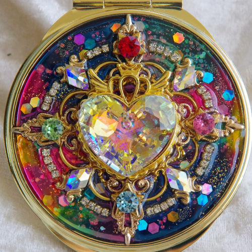 変身！魔法少女のキラキラコンパクトミラー 手鏡 nAmi 通販 17956376