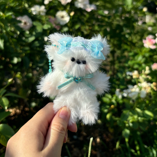送料込み】♡韓国モールドール♡ ハンドメイド シロくまちゃん