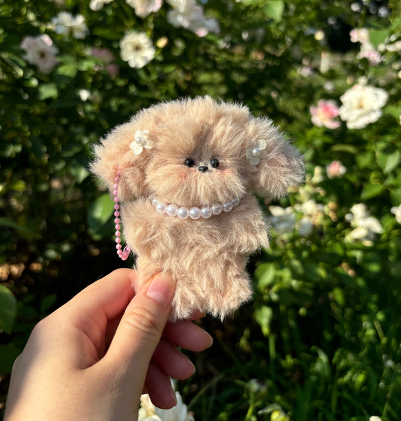 モールドール　わんちゃん　グレー モールドール わんちゃん グレー