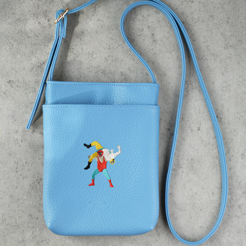 アルゼンチンバックブリーカー」刺繍 ミニバッグ ベルト調整可能 New