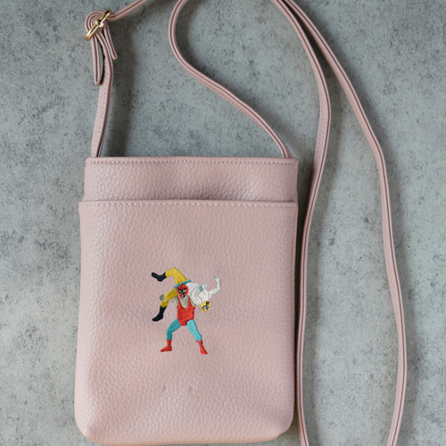 アルゼンチンバックブリーカー」刺繍 ミニバッグ ベルト調整可能 New