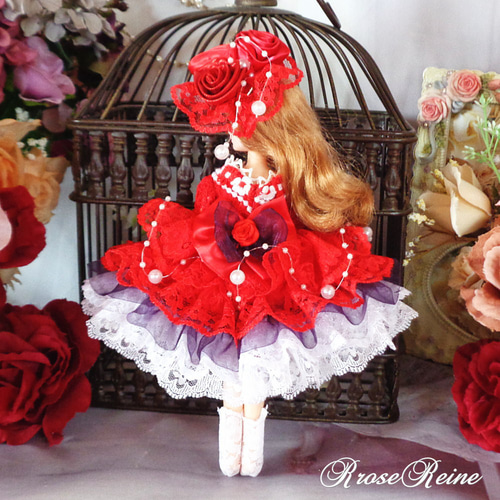 ブライスアウトフィットドットフリルセット＊