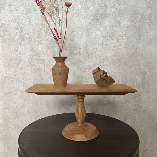 コンポート皿　長皿　ナラ材 コンポート皿 長皿 ナラ材