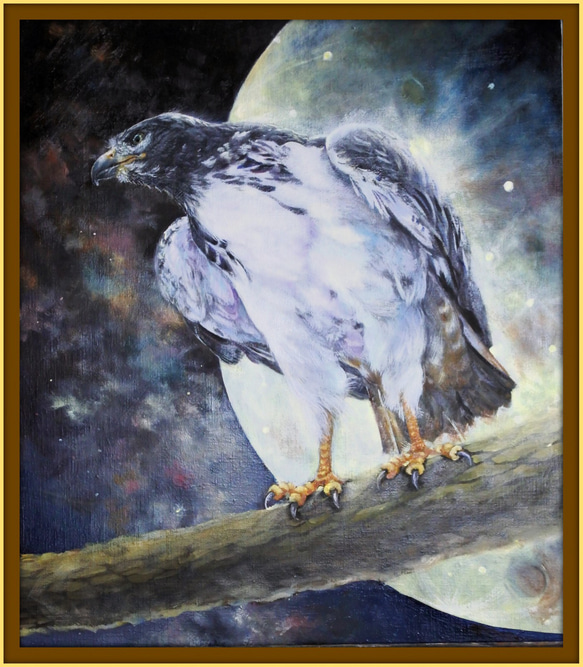 鷹の油絵F10号原画 絵画 mimoza 通販 17957162|Creema(クリーマ) 鷹の油絵F10号原画 絵画 mimoza 通販 17957162|Creema(クリーマ)