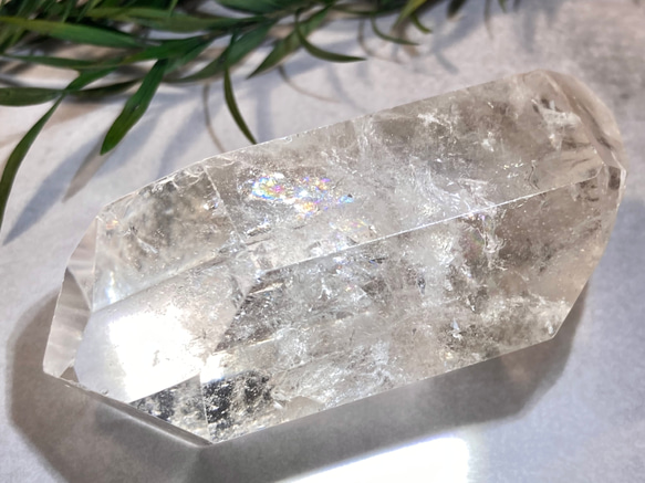 激安通販の 心の安定✨ ダブル スモーキークォーツ ピンク レインボー コレクション