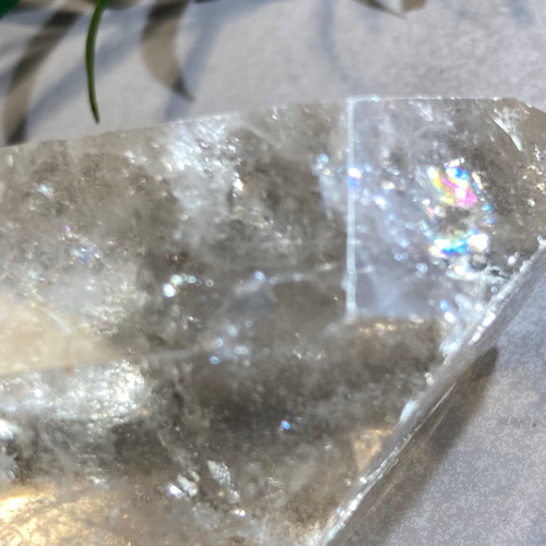 心の安定✨ レインボー ピンク スモーキークォーツ ダブル