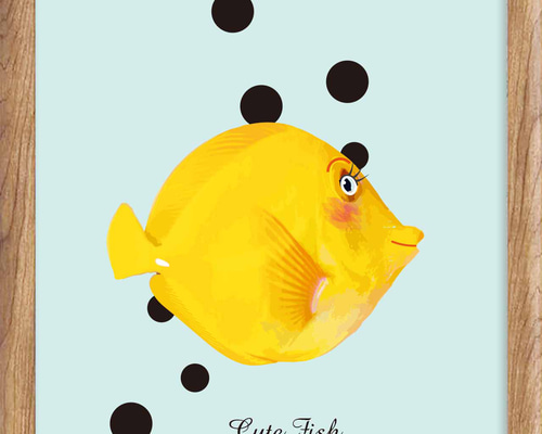 メイクフィッシュ 魚 イラスト ポスター A4 A3 A2 A1 アート アート