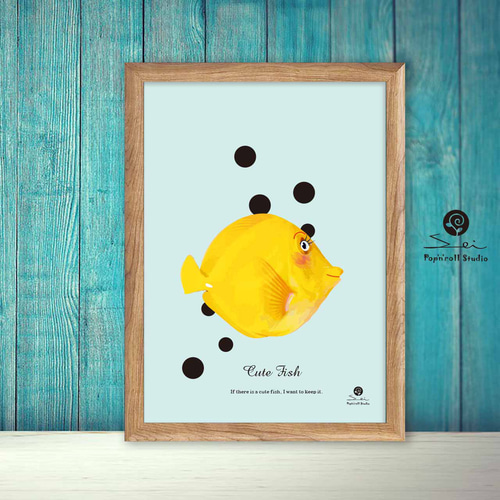 メイクフィッシュ 魚 イラスト ポスター A4 A3 A2 A1 アート アート