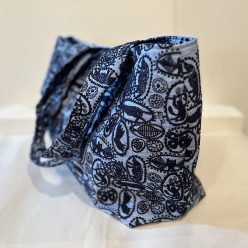 ミナペルホネン生地　パニーニ型　トートバッグ パニーニバッグ、tote bag発売のお知らせ。12月14日～ - minä