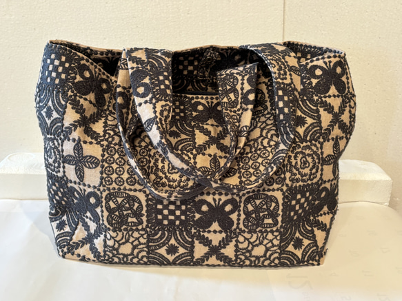 ミナペルホネン☆タグ付パニーニバッグ♪forest tile ミナペルホネン☆タグ付パニーニバッグ♪forest tile ミナペルホネン