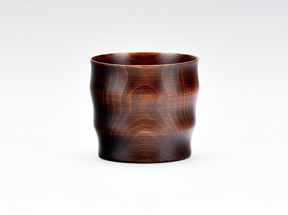 木製　スリ漆フリーカップ 1枚目の画像